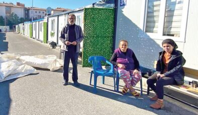 Depremzedenin tek umudu ev