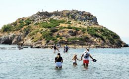 Yasaklı adada yarım kalan ziyaret