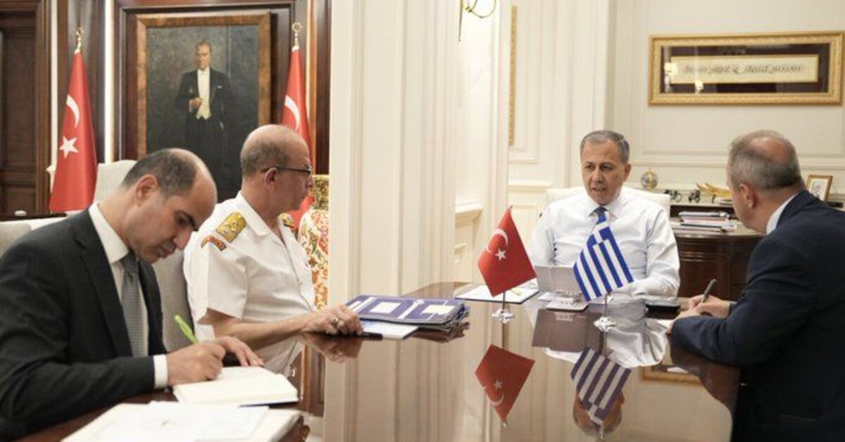 Bakan Yerlikaya, Yunan Bakanla görüştü